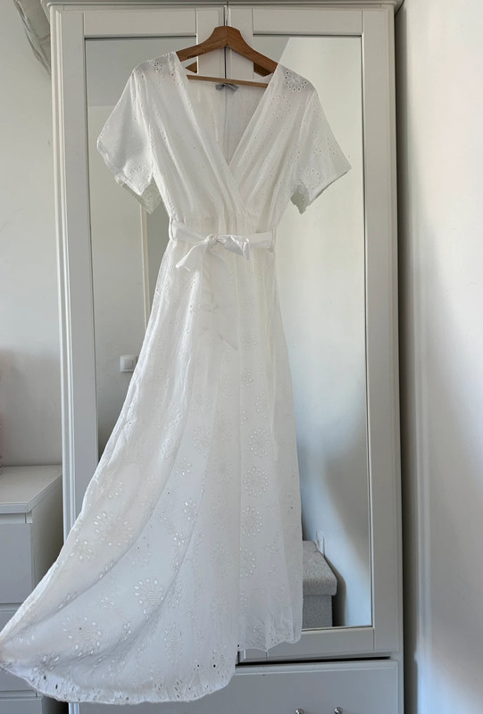 Robe longue blanche